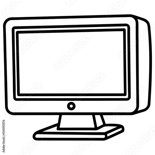 Simple Monitor Illustration