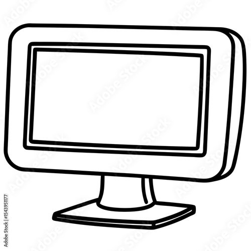 Simple Monitor Illustration