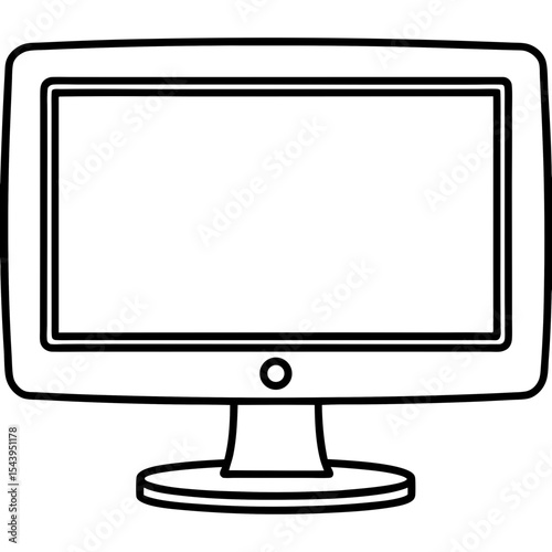 Simple Monitor Illustration