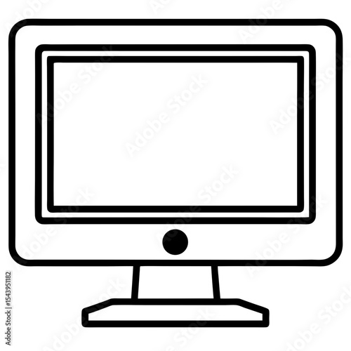 Simple Monitor Illustration