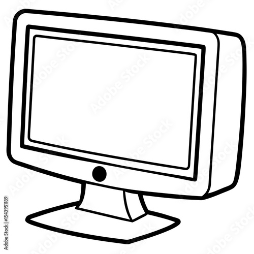 Simple Monitor Illustration
