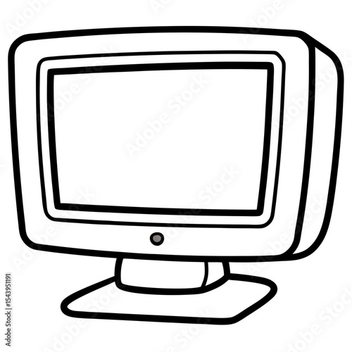 Simple Monitor Illustration
