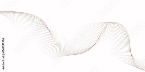 delicate wave pattern of fine lines gracefully flows across a bright white background creating a soft effect lines creating a wave like design.