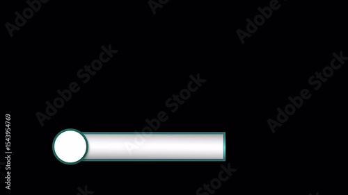 Title or lower Third animation with logo and title or subtitle with transparent background