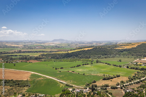 Arcos de la Frontera, Seville Province, Andalusia, Spain. Rural landscape in the Spanish province. photo