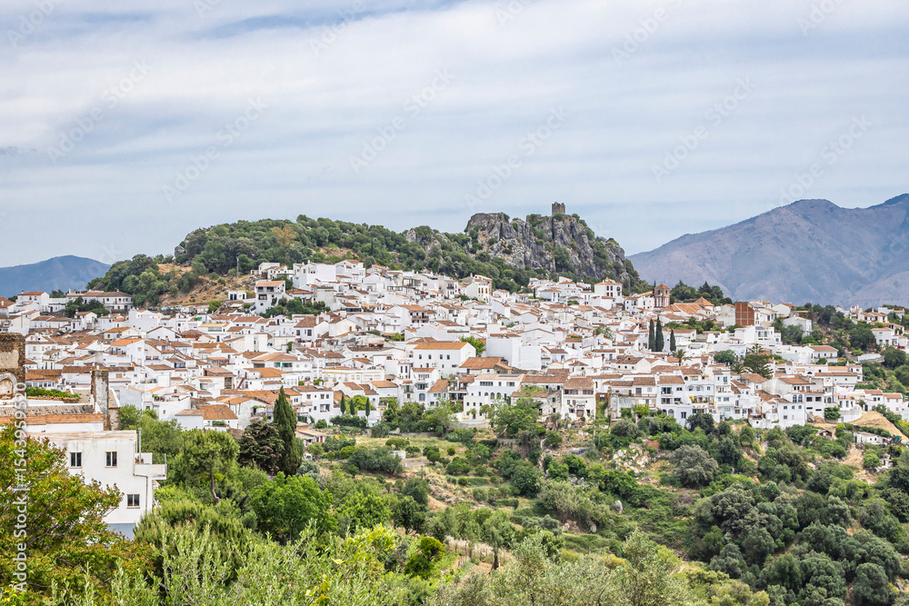 Fototapeta premium Algatocin, Malaga, Andalusia, Spain. Mountain village.