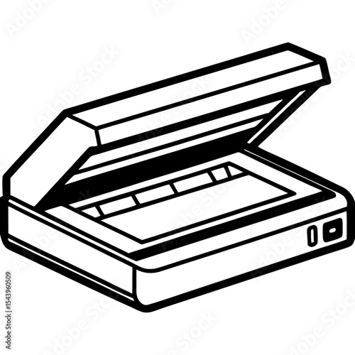 Simple Scanner Illustration