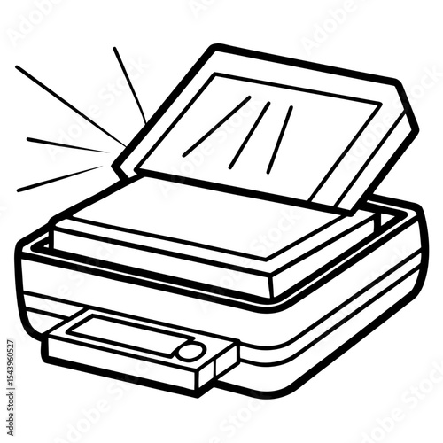 Simple Scanner Illustration