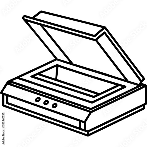 Simple Scanner Illustration