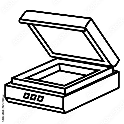 Simple Scanner Illustration