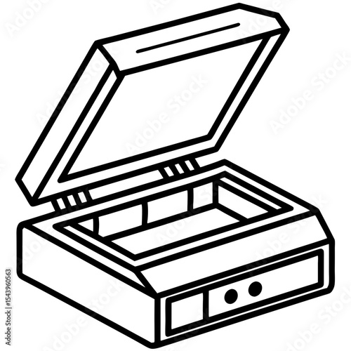 Simple Scanner Illustration