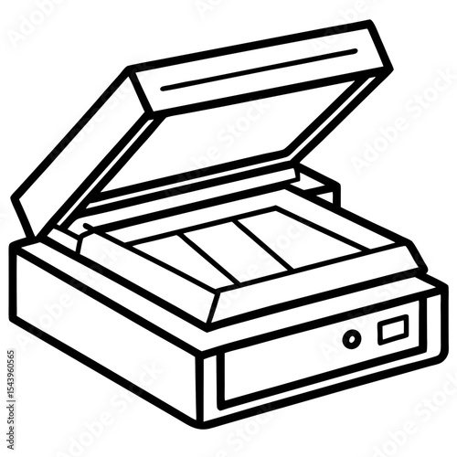 Simple Scanner Illustration