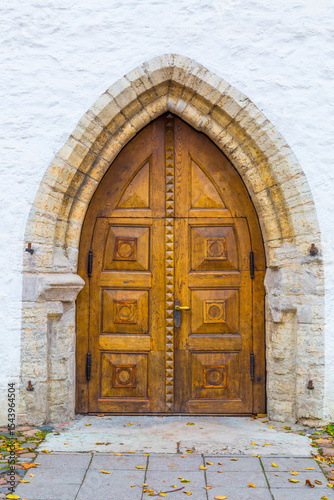 Eastern Europe, Baltic States, Estonia, Tallinn. Old town, door. photo
