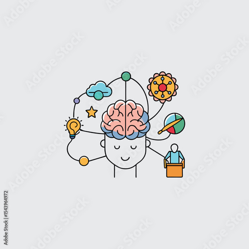 Unlocking Human Potential A Visual Exploration of the Mind's Capacity for Learning, Innovation, and Growth