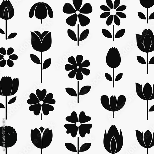 Flower vector design 