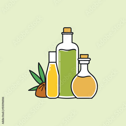 Natural Oils Collection Organic Coconut, Hemp, and Olive Oils