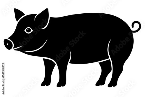 pig vector icon