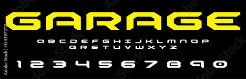 Garage lettering vector graphic apparel clothing prints eps svg png. Typography Fonts graphics designs posters stickers. Download it Now in high resolution format and print it in any size	