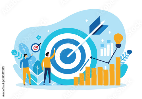 set of business people analyzing data on charts and graphs. Business using remote servers to analyzing large sets of data and recognizing mistakes.