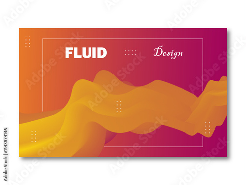 Modern design template for web covers, card set with gradient mesh, Abstract wavy blue liquid background, ad banners, posters, brochures .