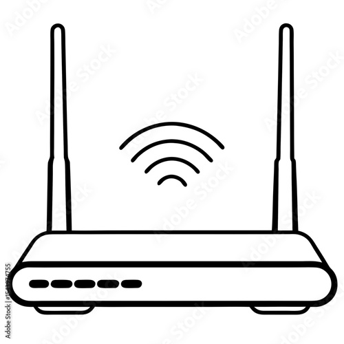 Clean Wi-Fi Extender Illustration