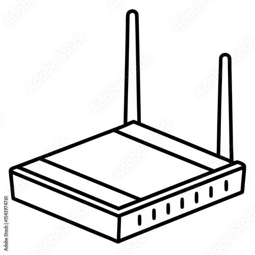 Clean Wi-Fi Extender Illustration