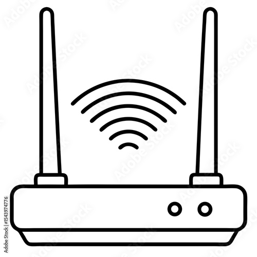 Clean Wi-Fi Extender Illustration
