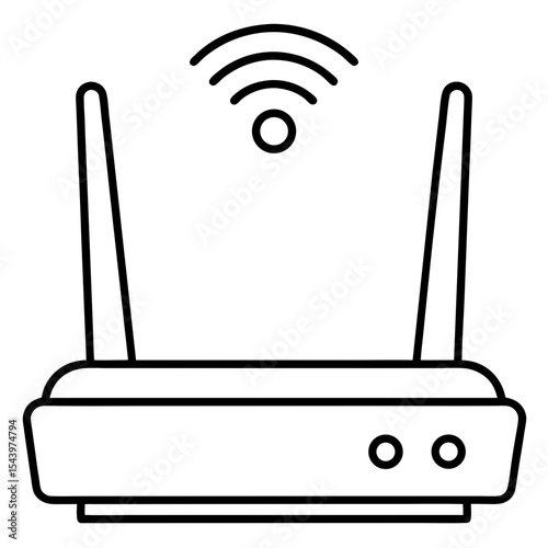 Clean Wi-Fi Extender Illustration