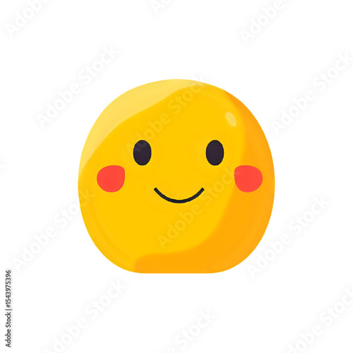 Happy Emoji:  Smiling Face with Rosy Cheeks