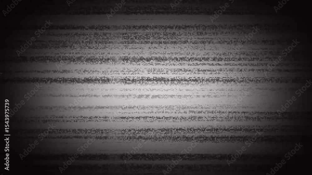 Static tv noise caused by bad signal reception, black and white