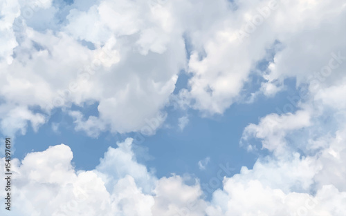 Sky and cloud background. Blue sky and clouds background 