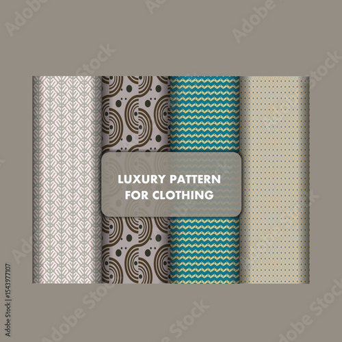 luxury pattern design for clothing and textile 