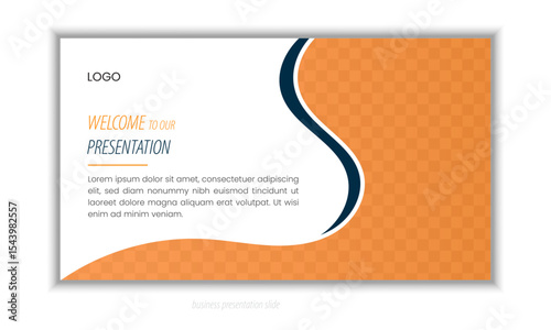 Professional business PowerPoint presentation slides template design. Infographic elements template set for web, print, annual report use for modern company profile