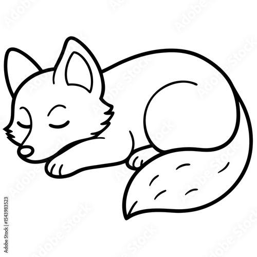 vector illustration of a cat
