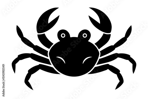 crab isolated on white