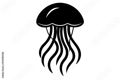 Jellyfish vector icon