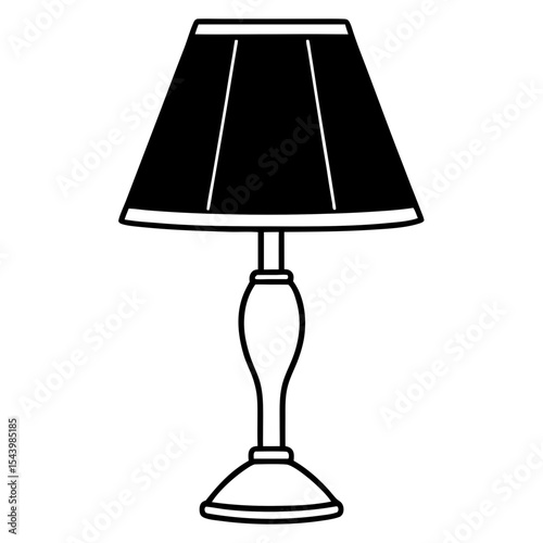 table lamp on a white background