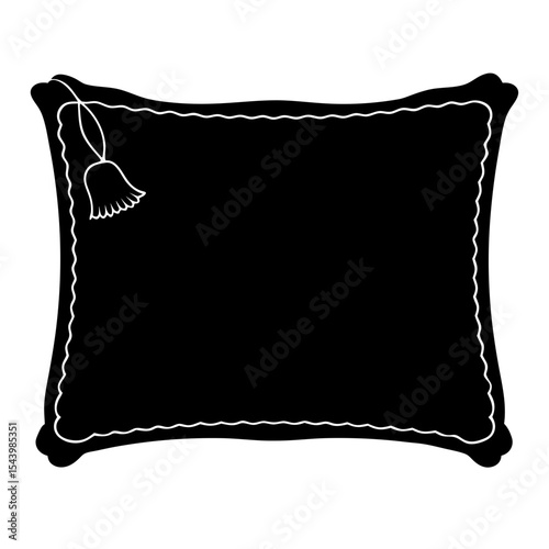 pillow isolated on white background