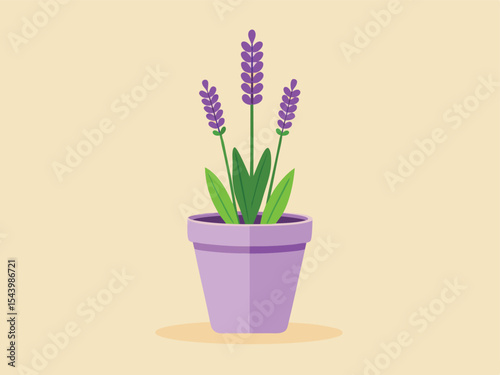 spring flowers in a pot