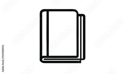 Book icon, book isolated, book vector illustration, education icon, reading symbol, open book, study concept, library element, academic icon, book PNG, literature concept.
