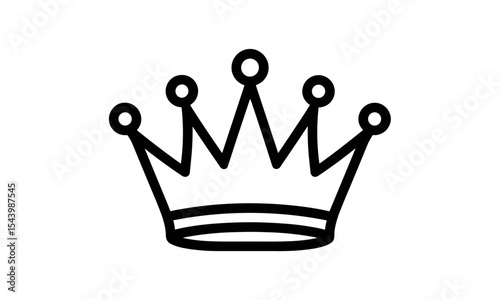 Crown icon, royal crown symbol, gold crown cutout, luxury monarchy clipart, king emblem, vector illustration, queen tiara element, imperial badge, heraldic crown, png.