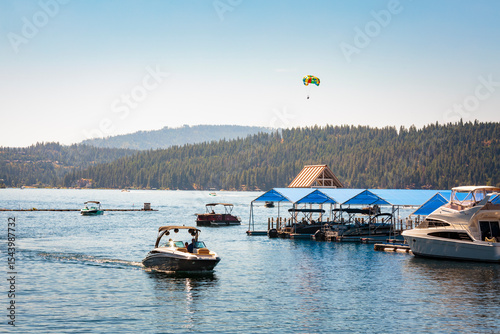 View of Coeur d'Alene, Idaho, USA