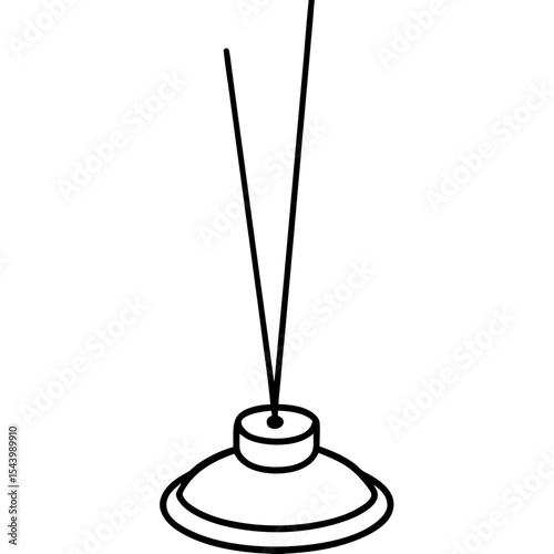 tv antenna isolated on white background