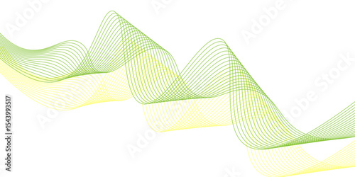 Digital frequency equalizer. digital Stylized line art background. wavy stripes on white background isolated. Creative line art. curve blend lines. Vector illustration. dynamic waves, Modern, Tech, 3D