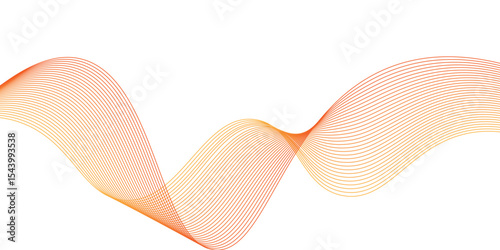 Digital frequency equalizer. digital Stylized line art background. wavy stripes on white background isolated. Creative line art. curve blend lines. Vector illustration. dynamic waves, Modern, Tech, 3D