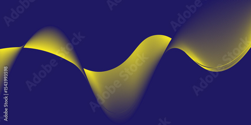Digital frequency equalizer. digital Stylized line art background. wavy stripes on white background isolated. Creative line art. curve blend lines. Vector illustration. dynamic waves, Modern, Tech, 3D