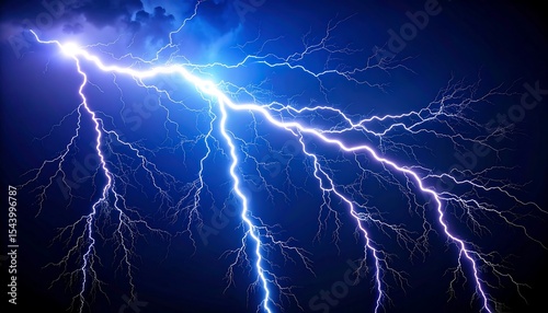 Wallpaper Mural Lightning Storm Night Sky. Torontodigital.ca