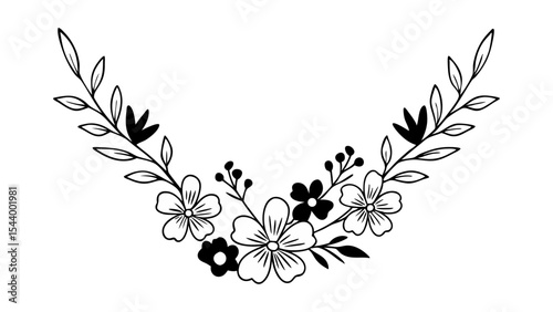 Minimal Botanical Floral Line Art Pack
