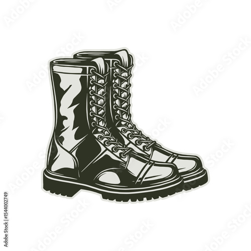 old boot shoe creative black vector file