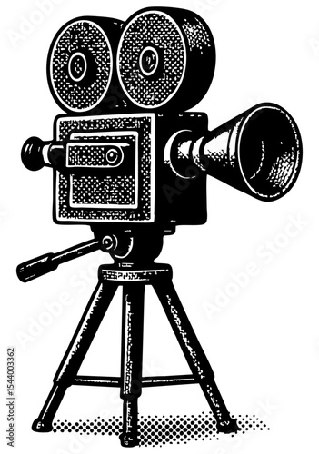 Vintage Film Camera Vector